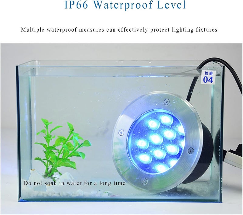 أضواء المناظر الطبيعية الخارجية المدفونة LED بأضواء البئر AC85-110V IP66 مقاومة للماء مدمجة تحت الأرض لممر السيارات والسطح والدرج والحديقة والفناء - Image 5