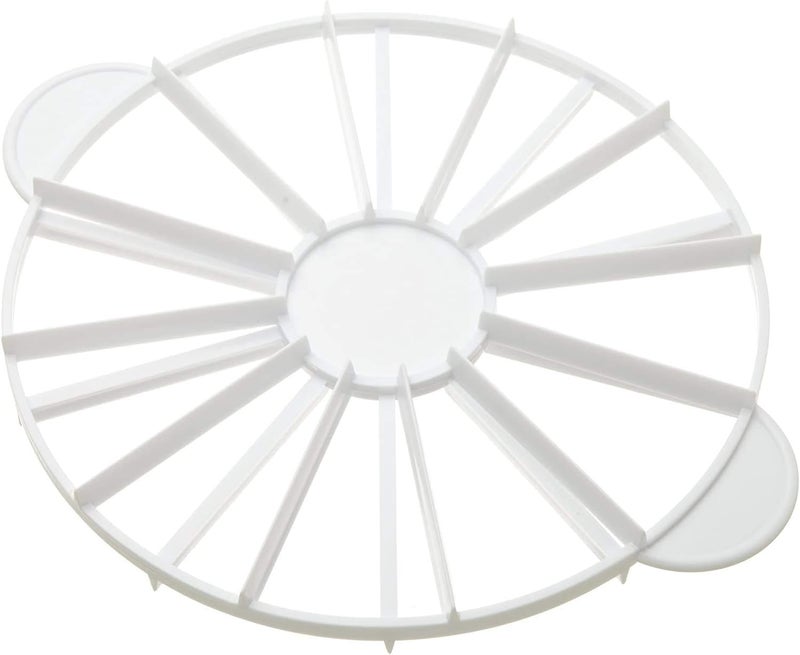 XIAOHONG Round Cake Slice  Pie Slicer Marker Cake Divider Cheesecake Cutter Double Sided Cake Portion Marker 10 or 12 SlicesWorks for Cakes Up To 16Inches Diameter - Image 2
