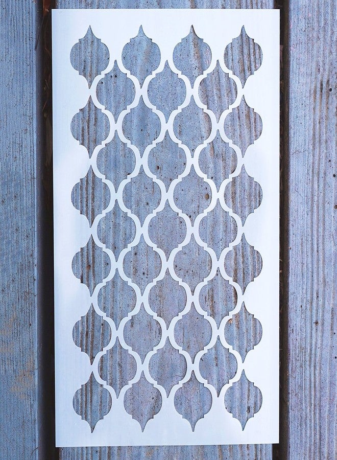 SLGIFT DIY Decorative Stencil Template for Painting on Walls Furniture Crafts,Moroccan (A4 Size) - Image 1