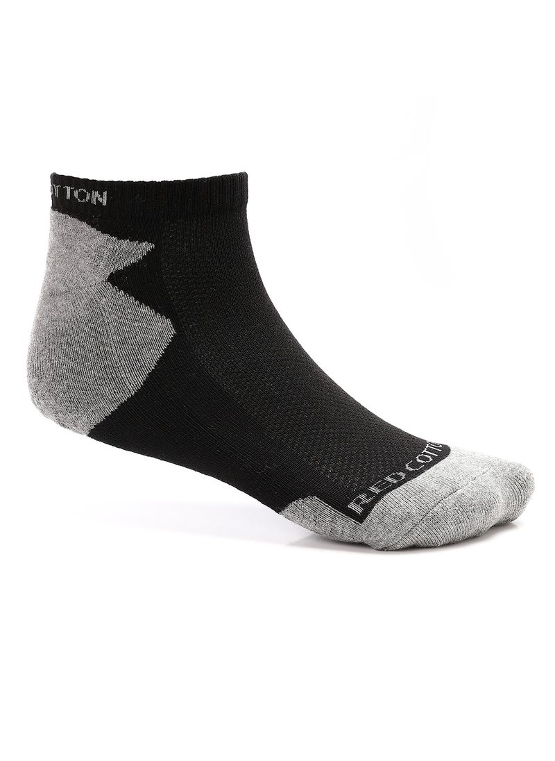 REDCOTTON Red Cotton-pack of 5 pieces Men's Plain Mid Calf Socks- multicolor  - Image 1