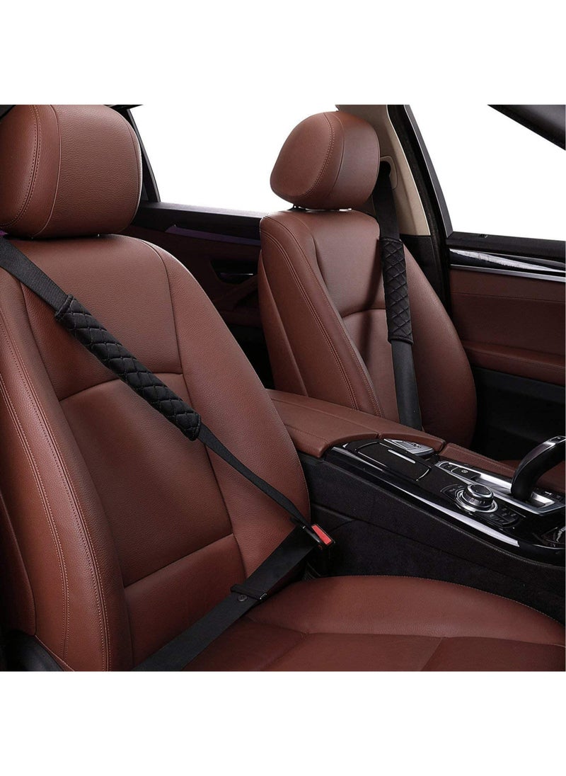 MissTiara 2 Piece Universal Car Seat Belt Pads Cover Set Soft Comfort Helps Protect You Neck and Shoulder From The Seat Belt Rubbing  - Image 4