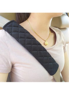 MissTiara 2 Piece Universal Car Seat Belt Pads Cover Set Soft Comfort Helps Protect You Neck and Shoulder From The Seat Belt Rubbing  - Image 2