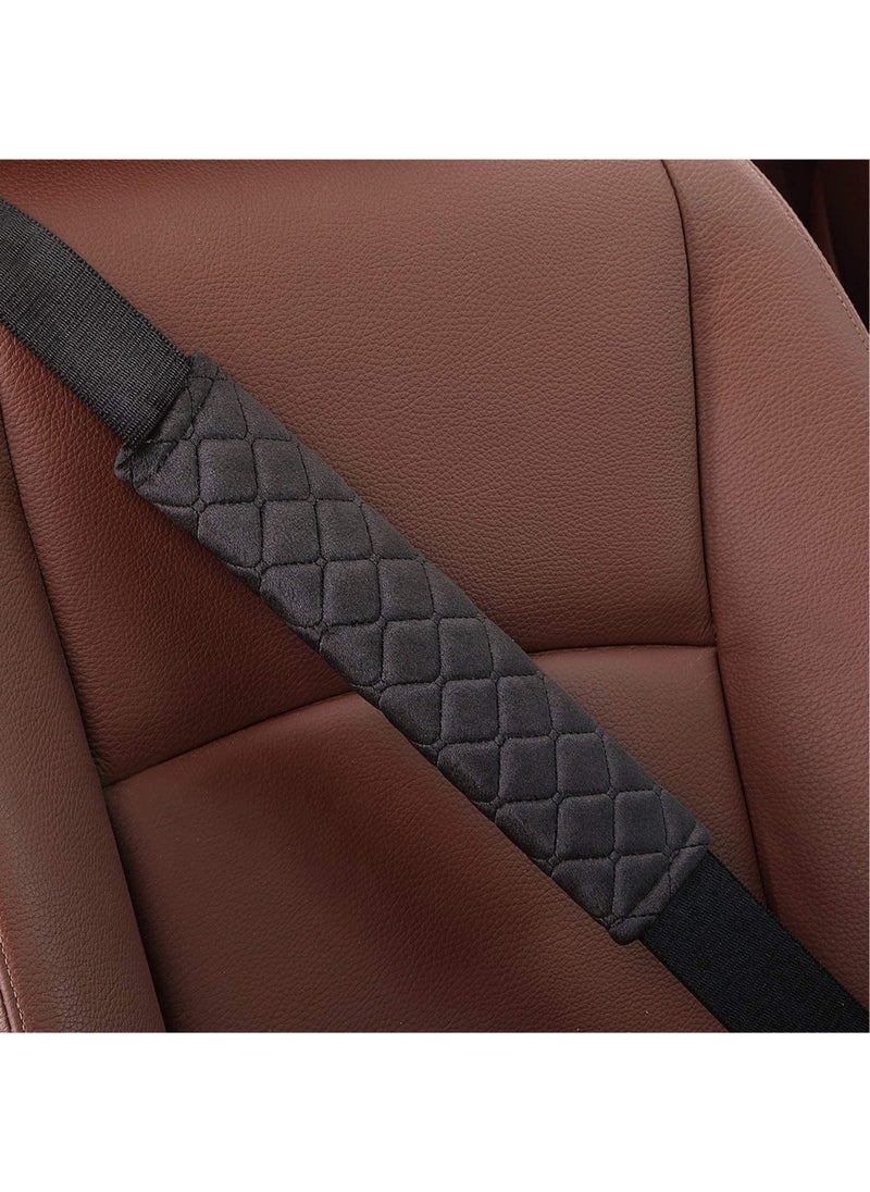 MissTiara 2 Piece Universal Car Seat Belt Pads Cover Set Soft Comfort Helps Protect You Neck and Shoulder From The Seat Belt Rubbing  - Image 5