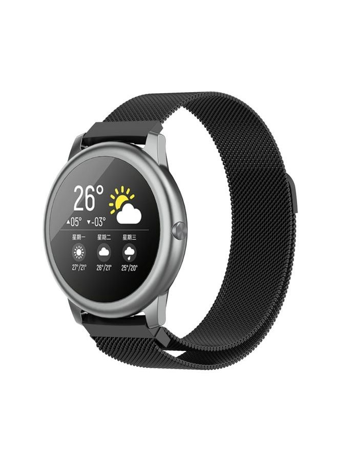 Generic - Replacement Strap For Xiaomi Haylou Solar LS05 Milanese Casual Magnetic Watch Band, Size: Free Size Black - Image 1