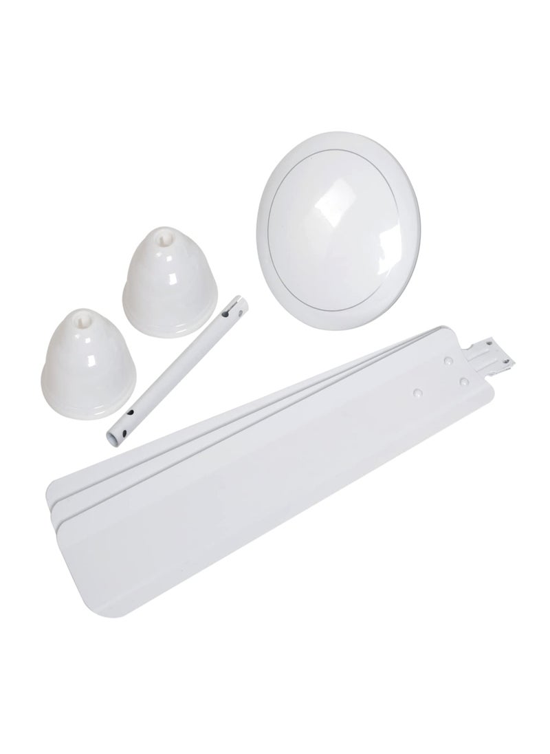 ESKON ESKON Ultra HighSpeed400 RPM 50Hz Frequency and 240A 1200 mm 3 Blade Ceiling Fan DELTA WHITE  - Image 3