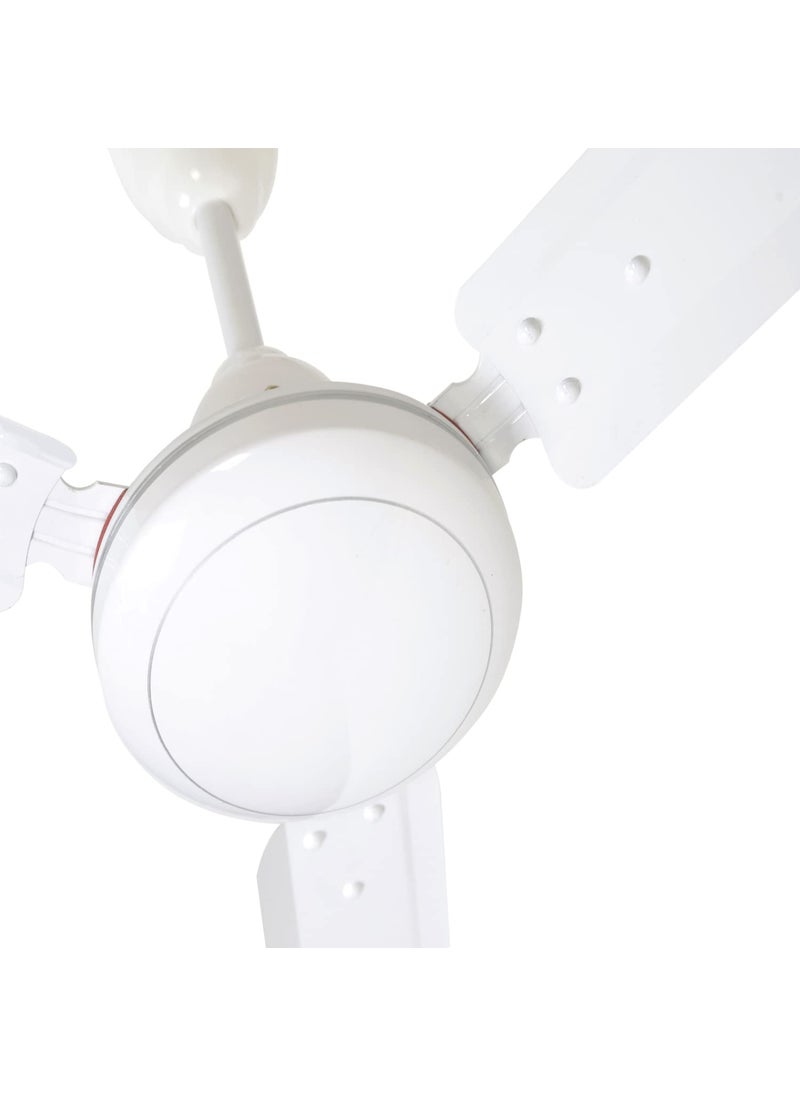 ESKON ESKON Ultra HighSpeed400 RPM 50Hz Frequency and 240A 1200 mm 3 Blade Ceiling Fan DELTA WHITE  - Image 2