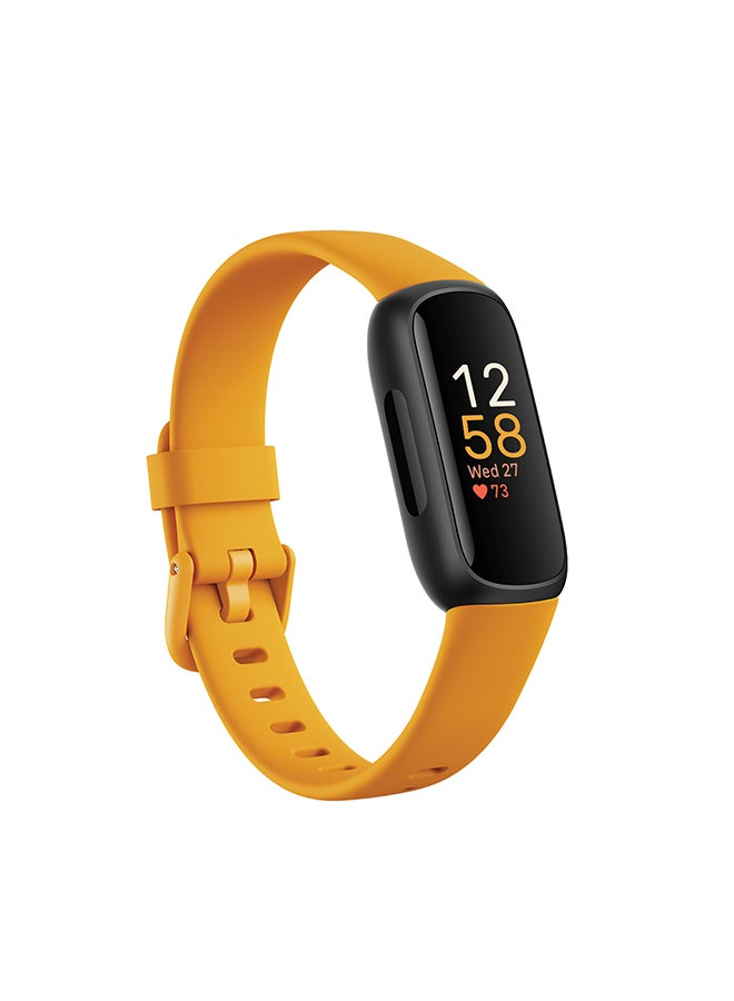Fitbit Inspire 3 Activity Tracker with 6-months Premium Membership Included, up to 10 days battery life and Daily Readiness Score, Morning Glow - Image 1