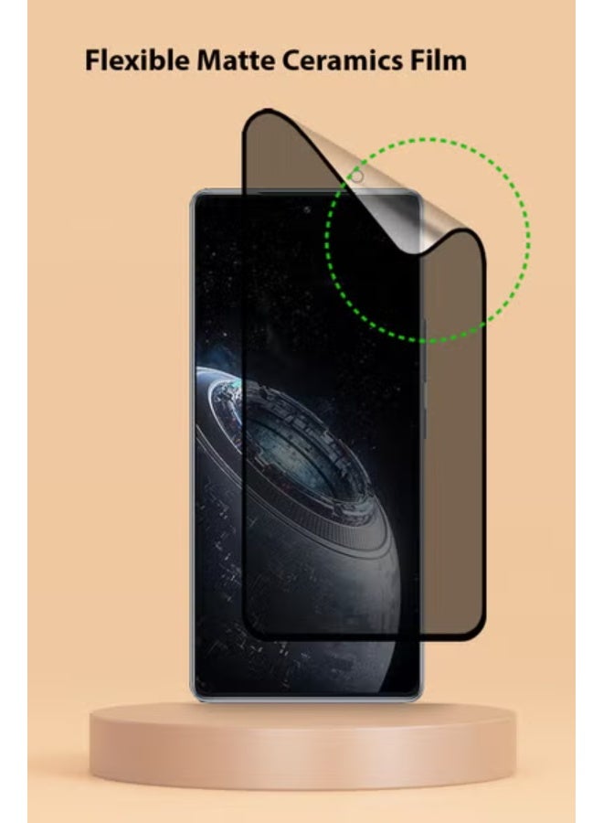 Techie Infinix GT 20 Pro 5G 2024 Full Cover Matte Ceramic Privacy Film Screen Protector - Image 3