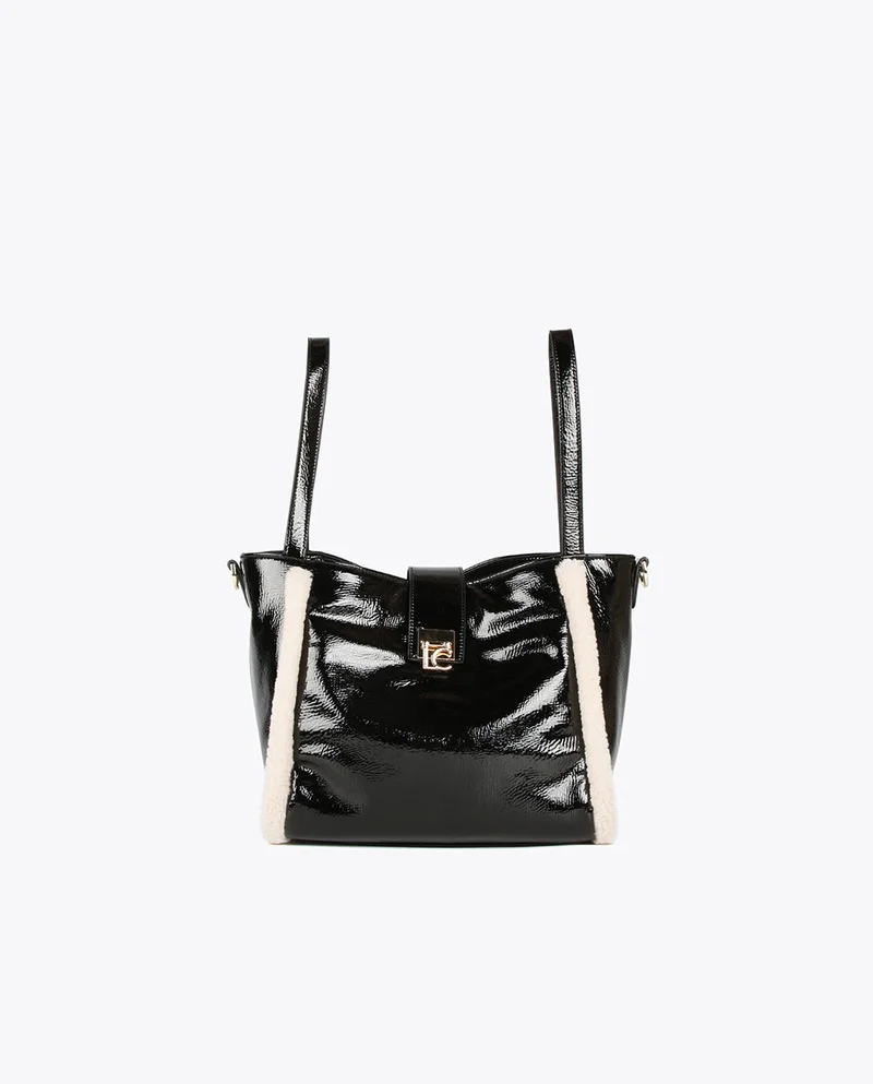 Lola Casademunt Shiny faux leather bag