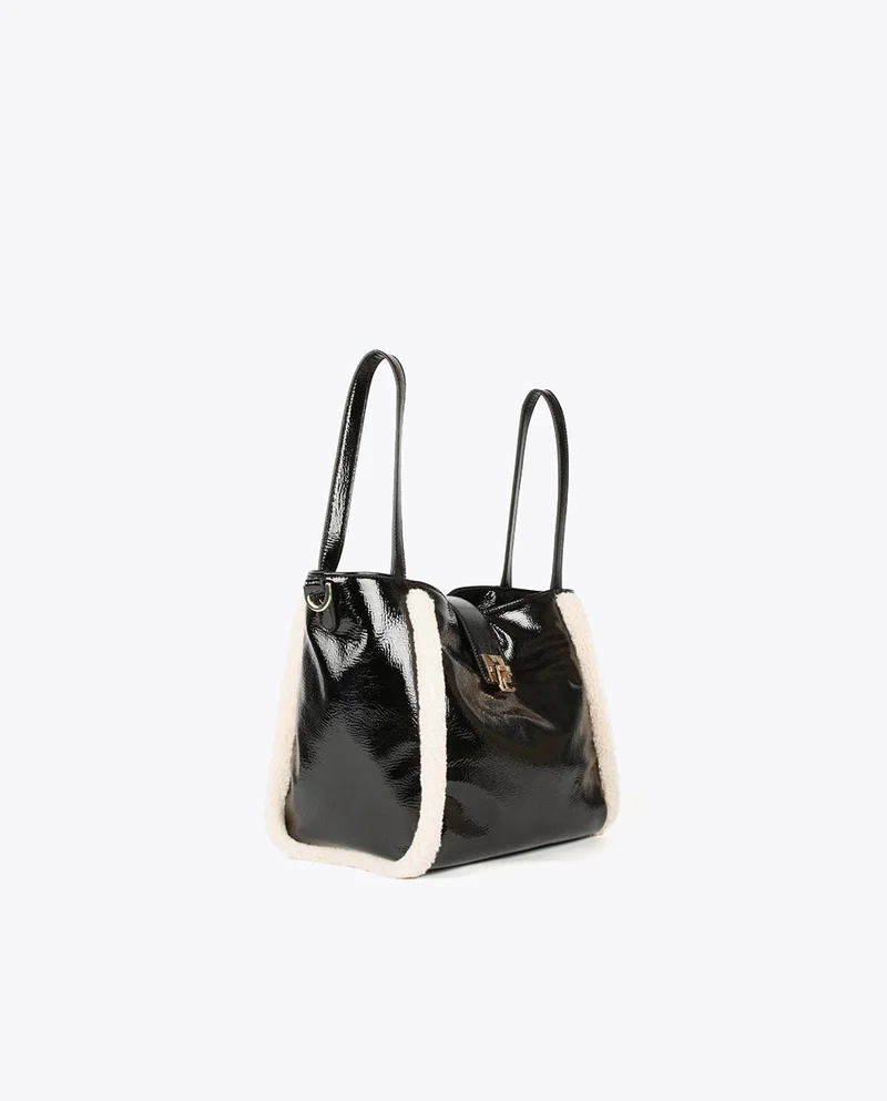 Lola Casademunt Shiny faux leather bag