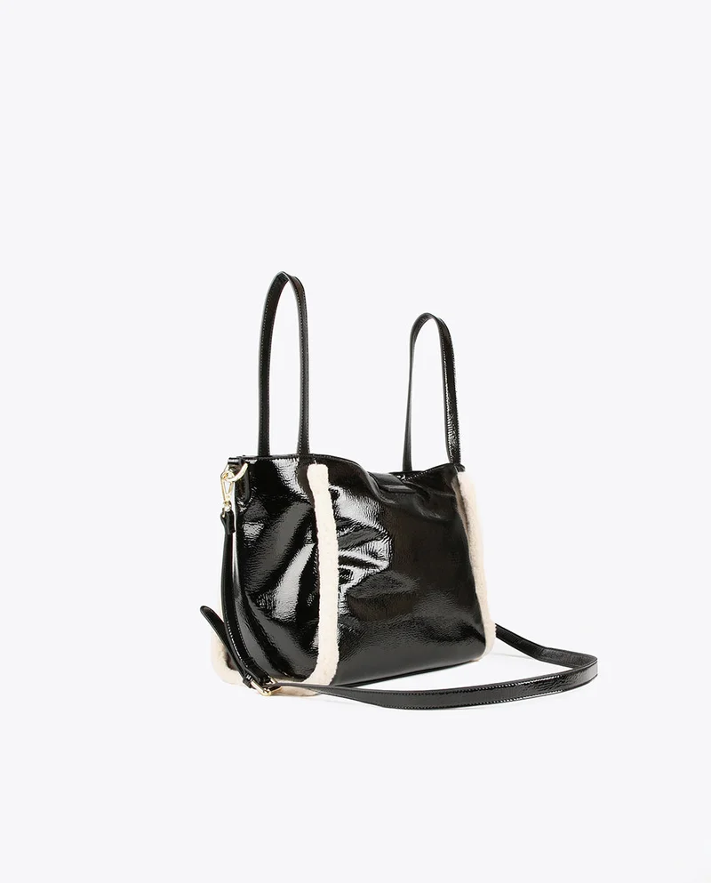 Lola Casademunt Shiny faux leather bag