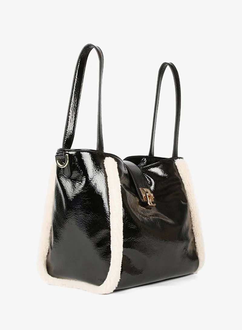 Lola Casademunt Shiny faux leather bag