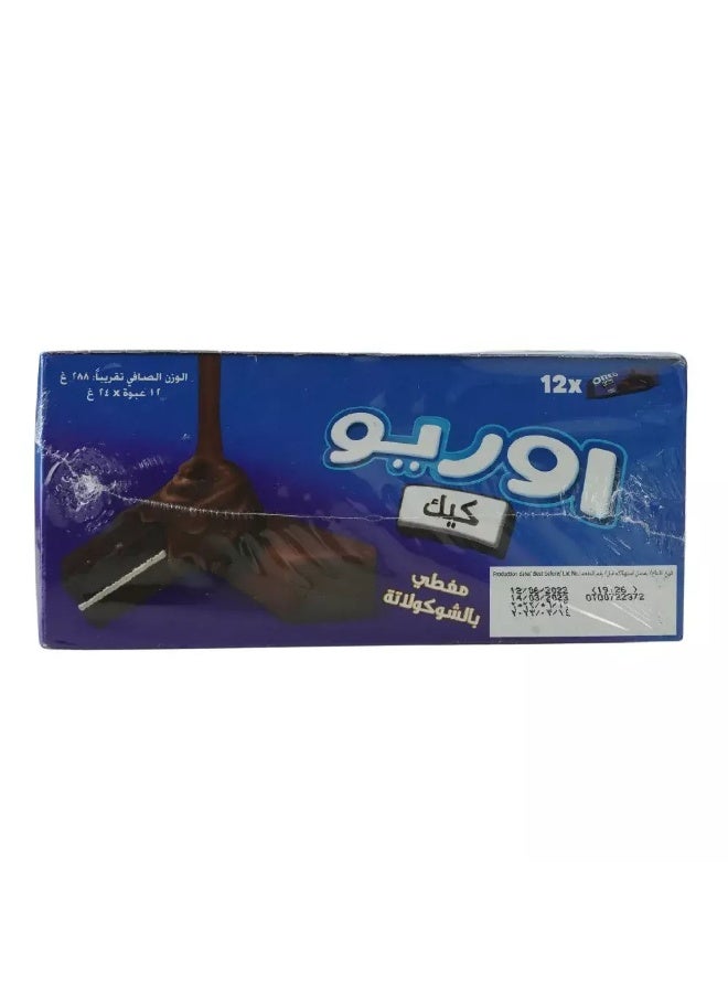 Oreo Cake with Chocolate Coated, 24gms Per Piece- Pack of 12 Pieces - Image 4