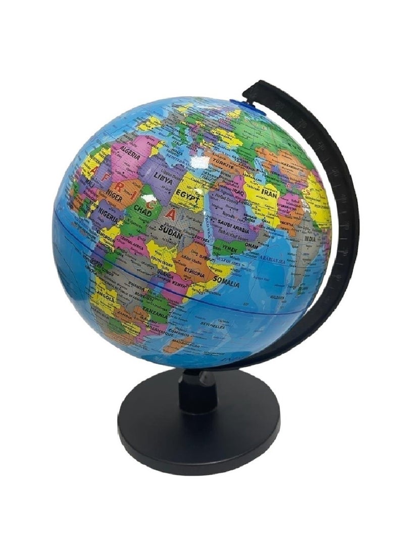 ATKET World Globe For Kids Learning With Axis 25cm Diameter - Image 1