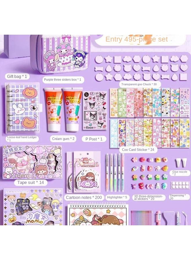 Bluejw Toy Girl 8-12 Years Old Hand Account 10 Birthday Gift Girl 6 Sticker Girl 9 Net Red 10 Children 7 Gift Box - Image 1