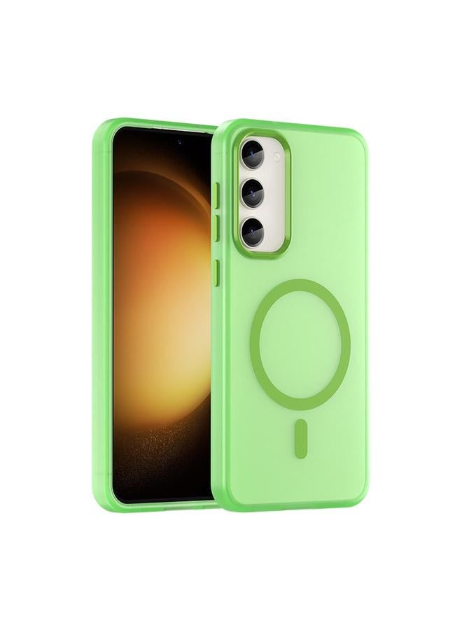 اس-توب جراب لهاتف Samsung Galaxy S23+ 5G MagSafe Frosted شفاف TPU + PC جراب هاتف بتغطية كاملة - Image 1