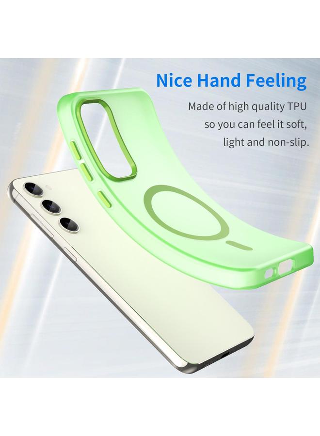 اس-توب جراب لهاتف Samsung Galaxy S23+ 5G MagSafe Frosted شفاف TPU + PC جراب هاتف بتغطية كاملة - Image 3