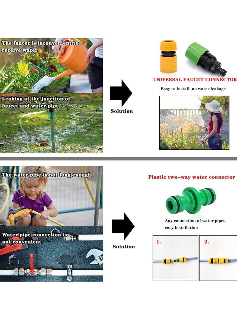 SYOSI موصل خرطوم صنبور، موصل خرطوم إلى صنبور، موصلات خرطوم صنبور للمطابخ، موصل خرطوم لتوصيل الأنابيب، موصل صنبور لخرطوم الأنابيب - Image 3