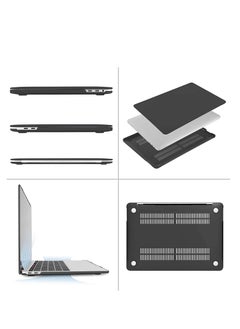 Generic MacBook Pro 13 inch Case M2 2022 2021 2020-2016 M1 A2338 A2251 A2289 A2159 A1989 A1708 A1706 Plastic Hard Shell Case & Keyboard Cover Skin Black  - Image 2