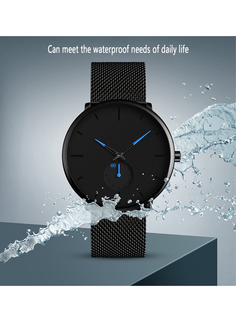 الرجال الفولاذ المقاوم للصدأ ووتش توقيت للماء - Image 3