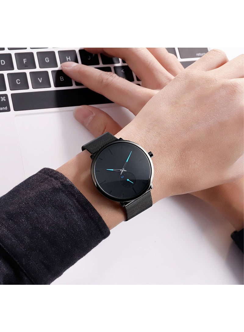 الرجال الفولاذ المقاوم للصدأ ووتش توقيت للماء - Image 4