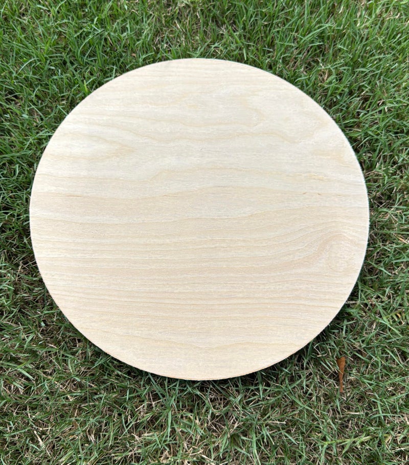 Borowood 18-Inch Birch Wood Round - 1/4â€ Thick Plywood Circle for Crafts, Signs, Painting, Laser Cutting - 1 Pack - Made in USA - Image 3