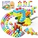 Apluses Magnetic Blocks for Toddlers Toys Magnetic Building Cubes Toy for Sensory STEM Autism Education Preschool Magnet Toys for 3 4 5 6 Year Old Birthday Gifts Games for Boys Girls - Image 2