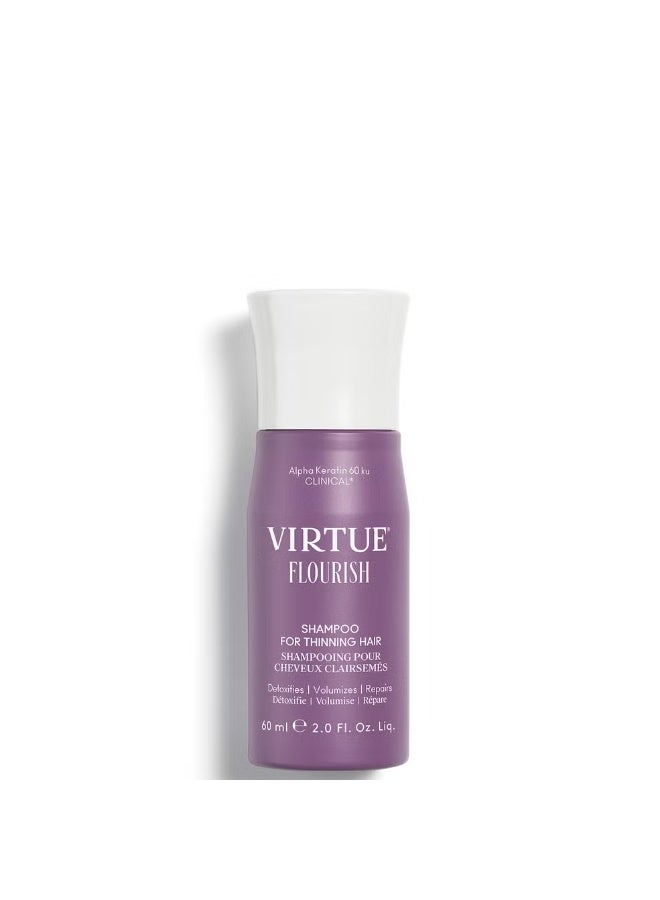 VIRTUE Flourish Shampoo for Thinning Hair 60ml - Image 1