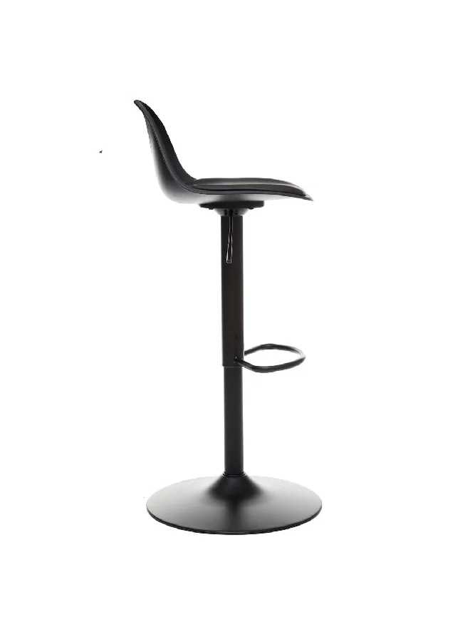 atmosphera Aiko Elegant Design Hight Adjustable Bar Chair Black 45 x 45 x 103 cm 179171C