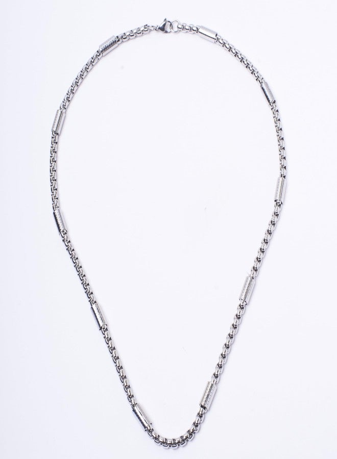 SALTY ALPHA Anti Tarnish Stainless Steel Sleek Neck Chain for Men | Stylish Necklace | Jewellery Accessories for Boys | Minimal Jewelry | Gifts for Boyfriend & Husband | Marriage, Birthday | Gift for Valentine Day - Image 4