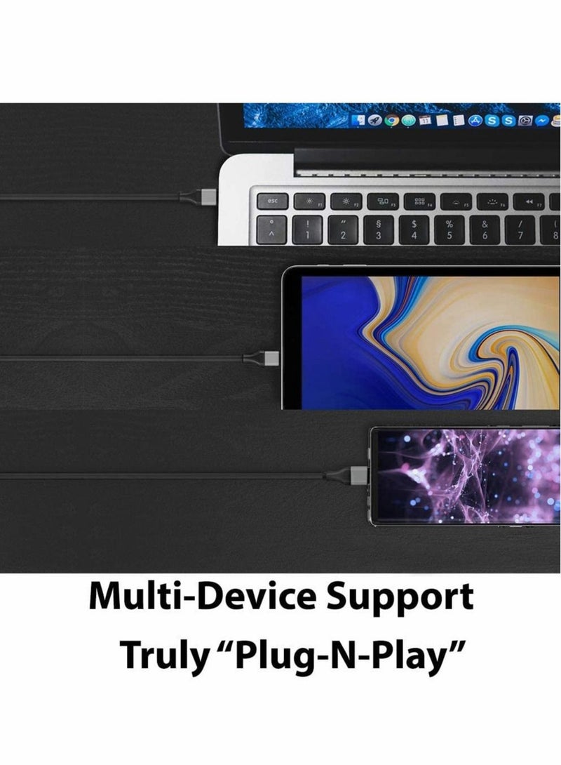 Excefore USB C to HDMI Cable, 4K@60Hz Type C to HDMI Cord 6ft  - Image 3