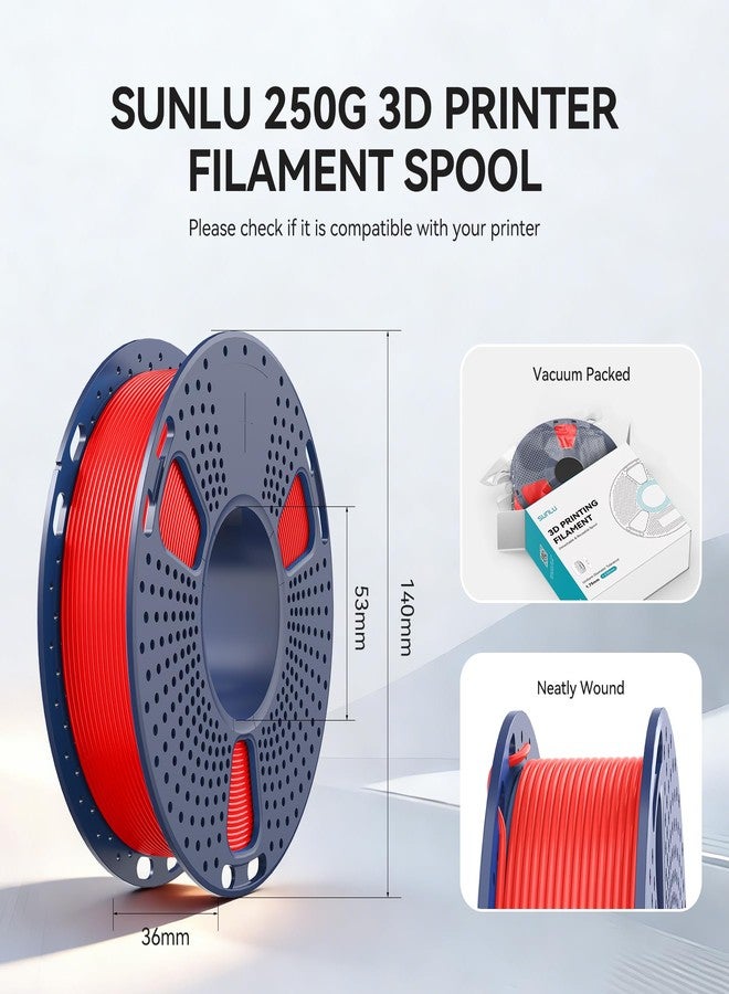 SUNLU 3D Printer Filament Bundle, PLA Silk Rainbow Filament Multicolor, Fast Color Change Each 8 Meters, Individually Vacuum Packed, 250g Spool, 8 Rolls, 2kg Total, 6 Silk Rainbow+Light Gold+Silver - Image 2