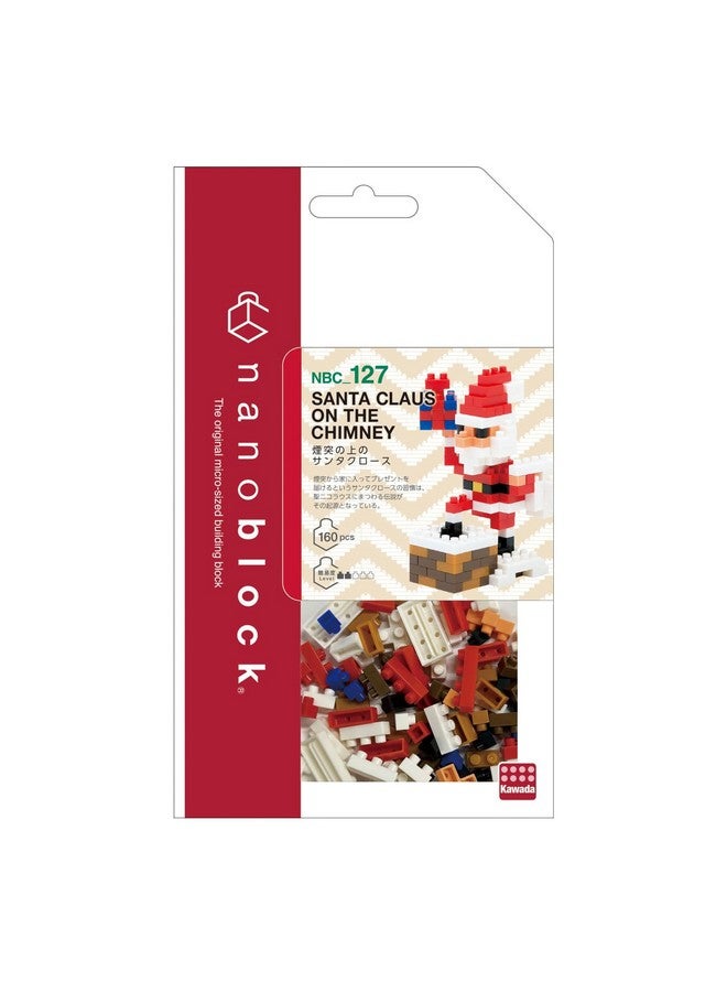 nanoblock - Christmas - Santa Claus on The Chimney, Collection Series Building Kit - Image 3