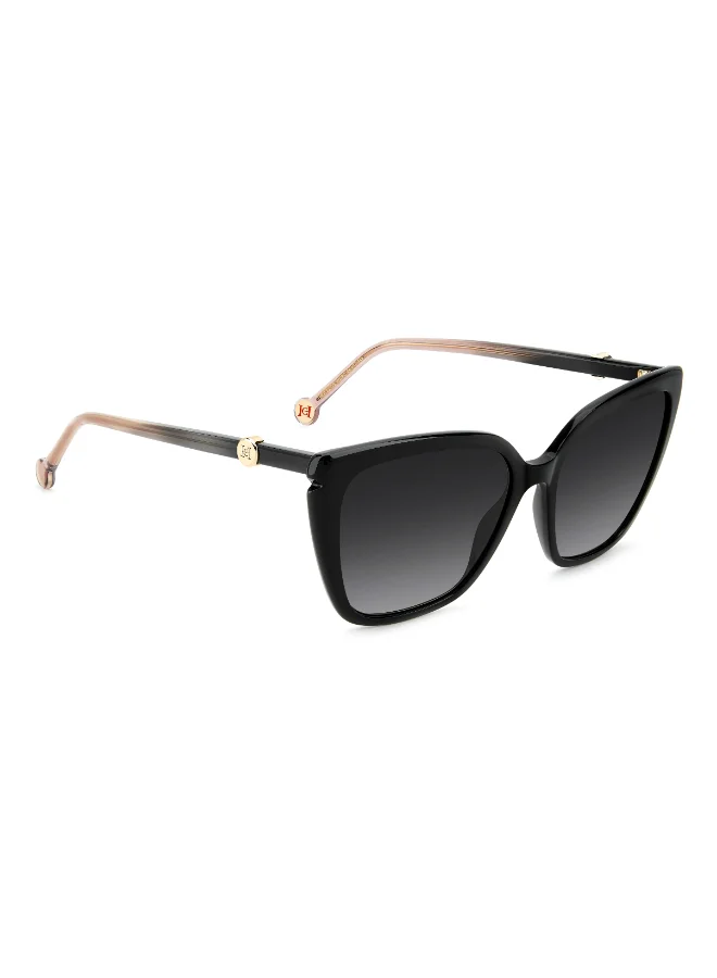 كارولينا هيريرا CAROLINA HERRERA HER 0385/S Sunglasses Black Cat Eye