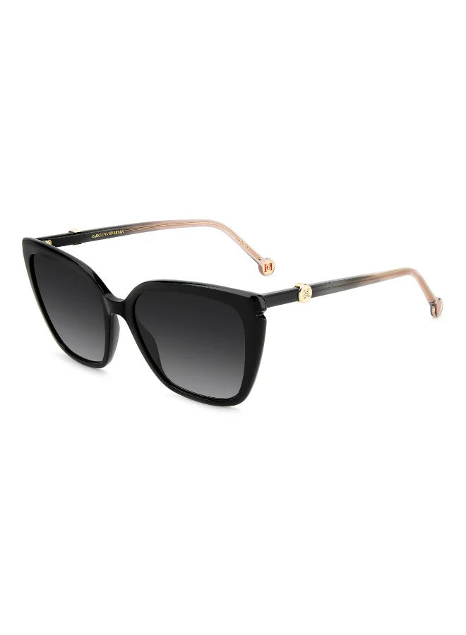 كارولينا هيريرا CAROLINA HERRERA HER 0385/S Sunglasses Black Cat Eye