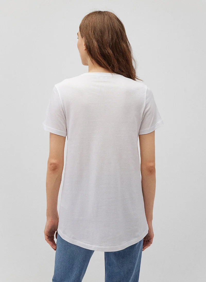 مافي White Basic T-Shirt