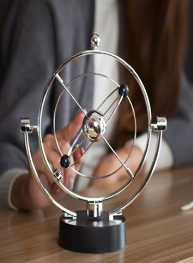 Zerodis Art Asteroid, Perpetual Motion Art Asteroid Toy USB Cable Power Supply Desktop Balance Decoration Classroom Teaching Tool Astronomy Kit - Image 5