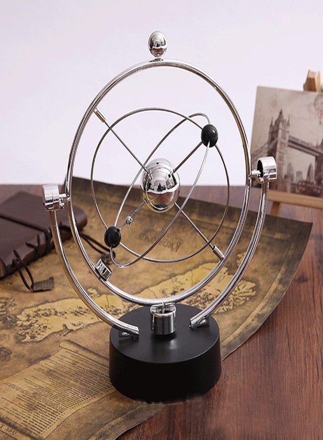 Zerodis Art Asteroid, Perpetual Motion Art Asteroid Toy USB Cable Power Supply Desktop Balance Decoration Classroom Teaching Tool Astronomy Kit - Image 4