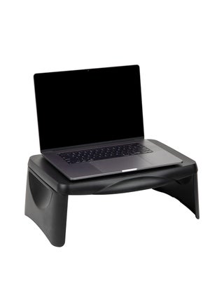Mind Reader Lap DeskLaptop Stand Bed Tray Folding Legs Portable Dorm Plastic 1875 L x 1125 W x 725 H Black - pzsku/Z3944DD18CD86C38F87DCZ/45/1750417075/04f2f468-6e8a-4b7e-902f-9ac5bc359a33