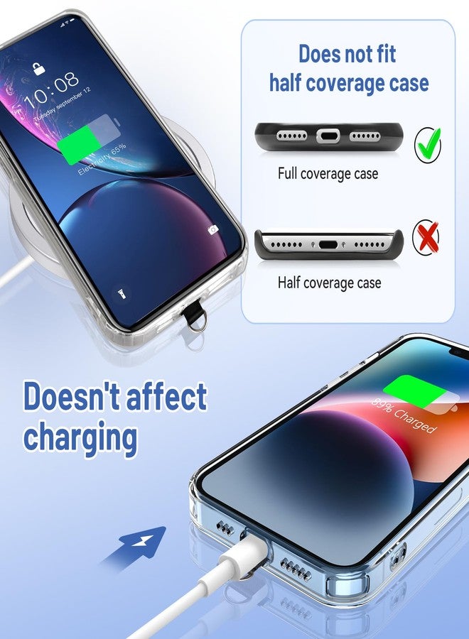 Doormoon Phone Lanyard, Universal Adjustable Neck Strap for Phone Case Keys ID Badges Cell Phone Lanyard Compatible with iPhone, Samsung, Most Smartphones, 2 Pack, Black Black - Image 4