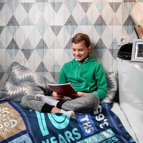 SIKLTY 10 Year Old Boy Gift Ideas, Coolest Gifts for 10 Year Old Boys, 10th Birthday Decorations for Boy, Best 10 yr Old Boys Birthday Presents Throw Blanket 60 x 50 Inch - Image 3