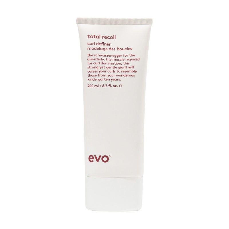EVO Total Recoil Curl Definer - Strong Hold Defining Moisturizing Cream - Enhances Natural Curl Pattern & Reduces Frizz - Humidity Control - Travel Size, 30ml / 1.01fl.oz - Image 1