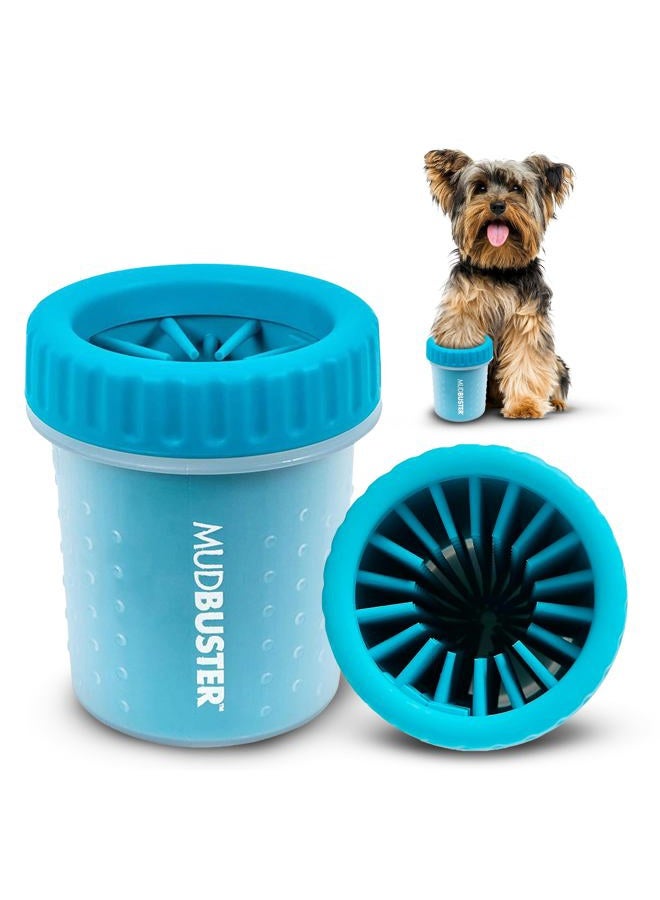 Dexas Mudbuster Portable Dog Paw Cleaner, Small, Blue,Pw700312 - Image 1