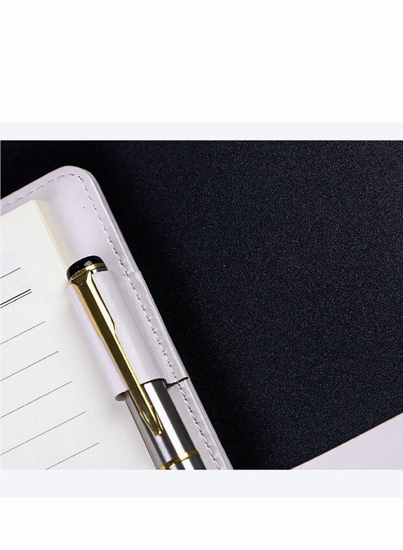 Vintage Leather Locking Journal - Elegant Writing Notebook  Planner for Girls, Perfect Personal Gift in Black - Image 5