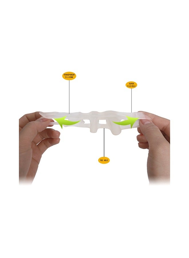 1 Pair Silicone Toe Separators Straightener Bunion Corrector - Image 5