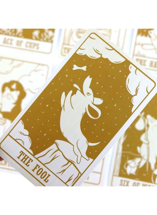 NIBEMINENT Doggie Tarot Card Divination Cards - Leisure and Entertainment Cards - Family Gathering Divination Cards - Tarot Card Board Game - Baseball Card Game Set - Image 3