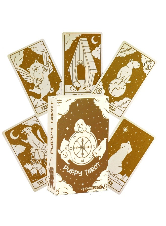 NIBEMINENT Doggie Tarot Card Divination Cards - Leisure and Entertainment Cards - Family Gathering Divination Cards - Tarot Card Board Game - Baseball Card Game Set - Image 2