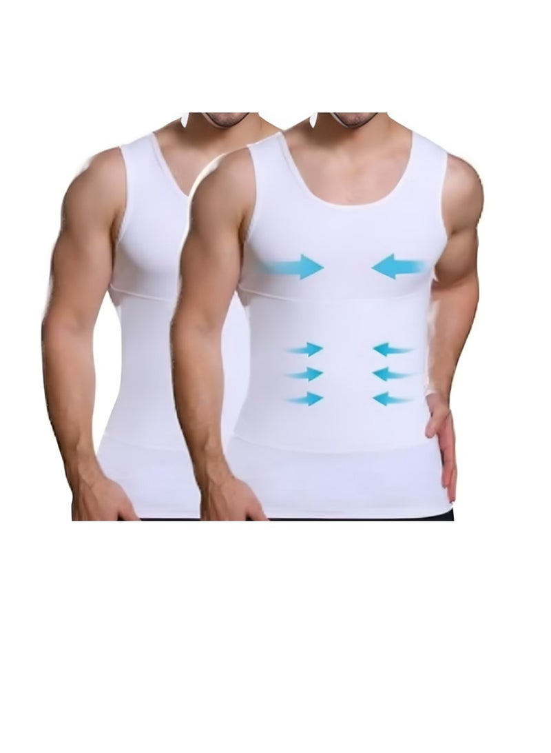 ريلاكس سمارت حزام تنحيف للرجال – قطعتان من مشد الجسم والخصر لتصحيح القوام ودعم الظهر أثناء التمرين أو الاستخدام اليومي - Image 1