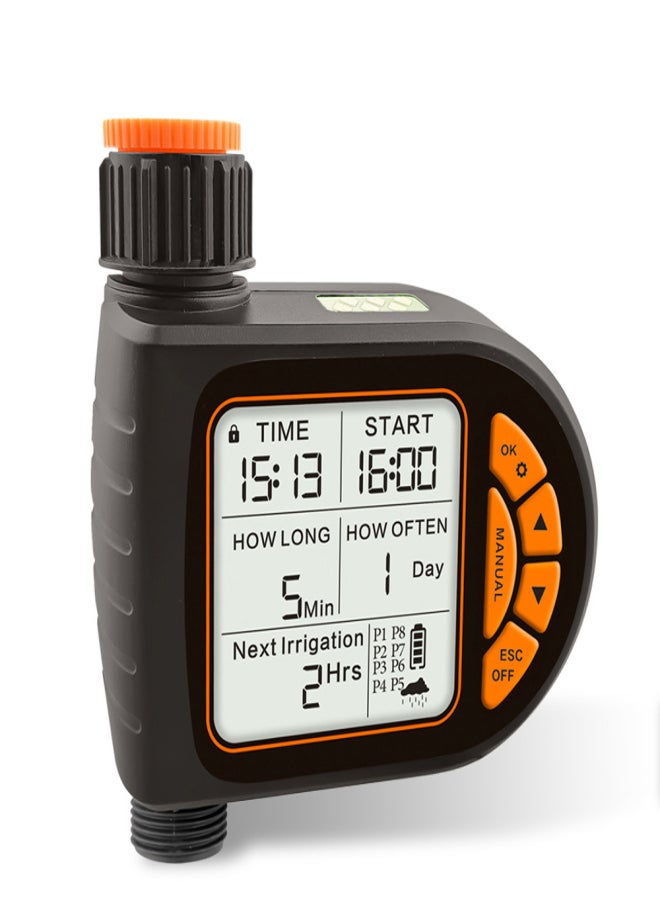 Generic Intelligent LCD Screen Garden Irrigation Control Device Auto Water Saving Irrigation Controller Outdoor Digital Plant Watering Timer  - Image 1