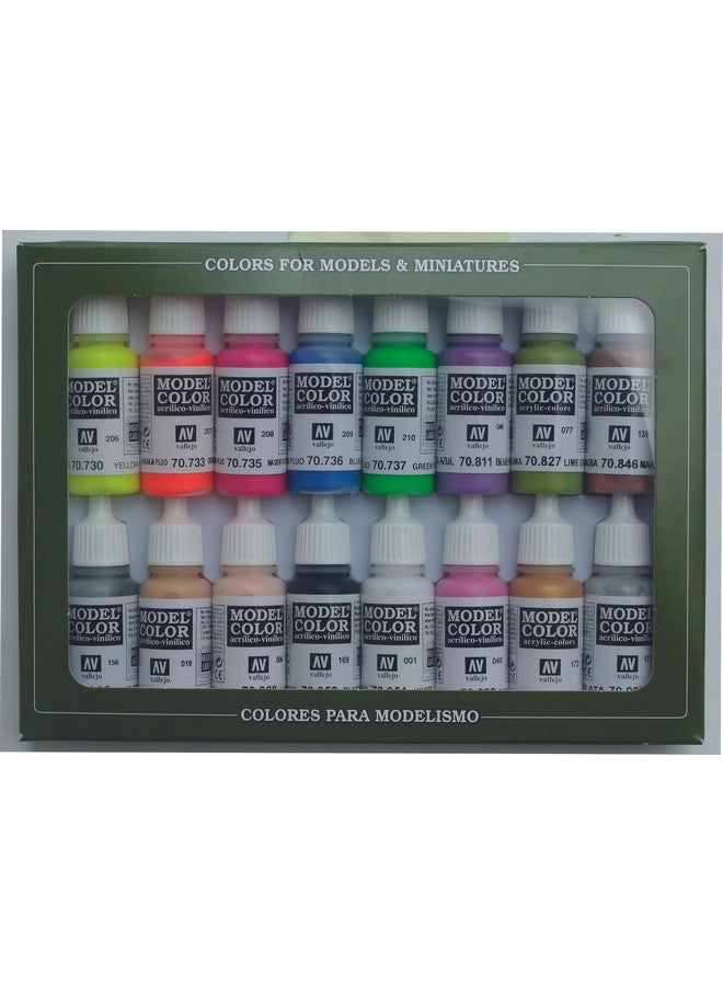 Vallejo Vallejo Acrylic Wargames Special Set #12, 17ml, 0.57 Fl Oz (Pack of 16) 